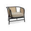 Seoul Black Wicker rattan chair with webbing-2078645253