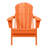 Shawnna Weather-Resistant Foldable Outdoor Adirondack Chair-655244325