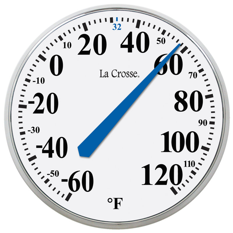 Thermomètre à cadran rond 14 po