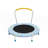 Versatile Mini Trampoline for Kids with Safety Features and Fun Design