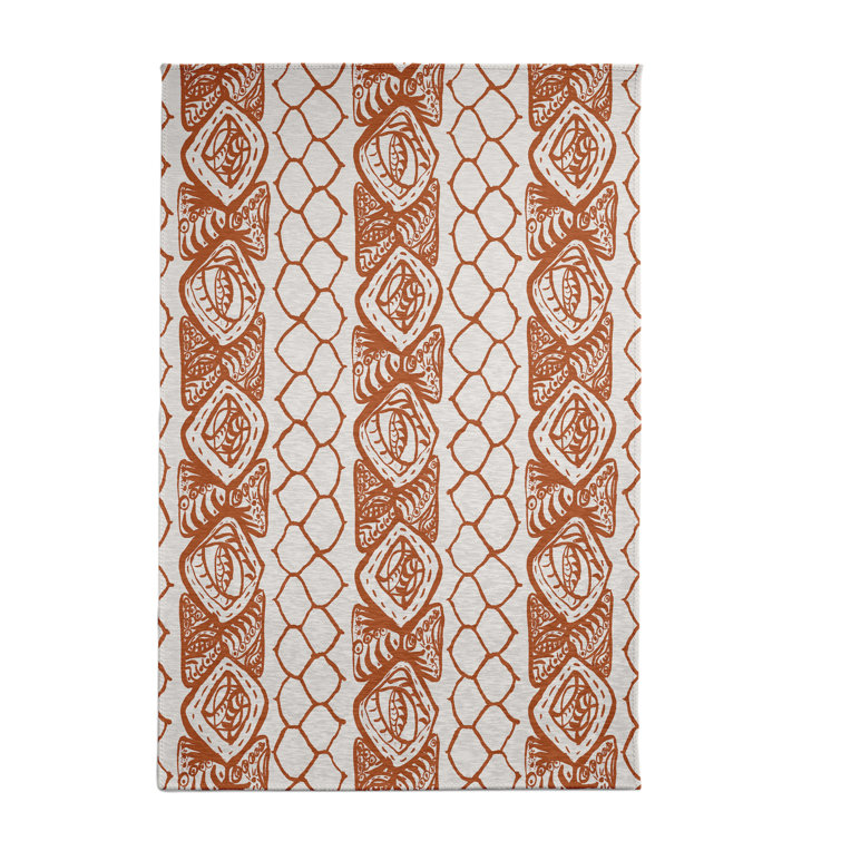 Safari Chenille Geometric Indoor Rug