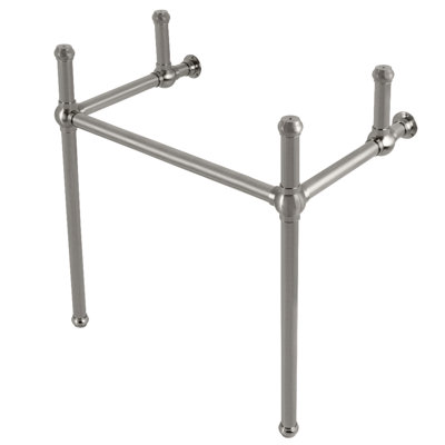 Pieds de lavabo console en laiton Kingston, VBH281833BN Addington, nickel brossé