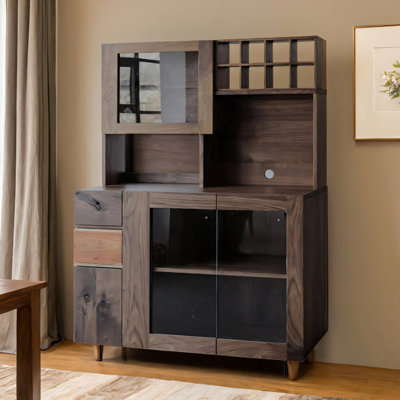 Large-Capacity Retro-Style Sideboard