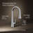 Tone Single Handle Pull Down Kitchen Sink Faucet with Three-Function Pull Down Sprayer-55233603