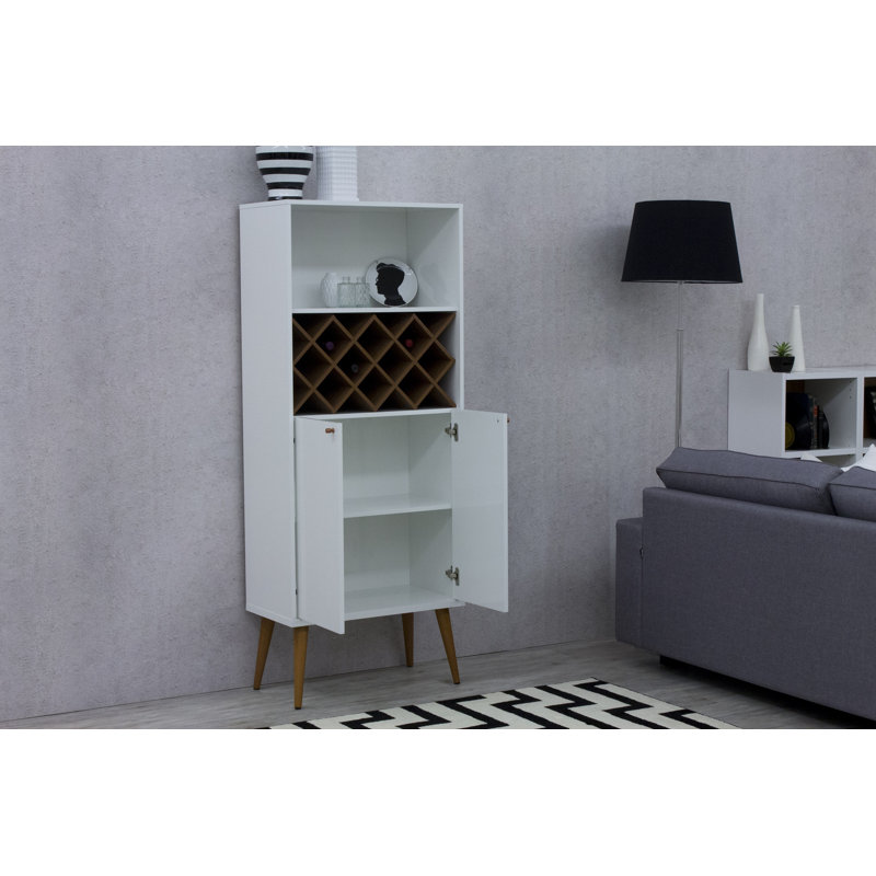 Bibliothèque Utopia avec 4 tablettes, Blanc