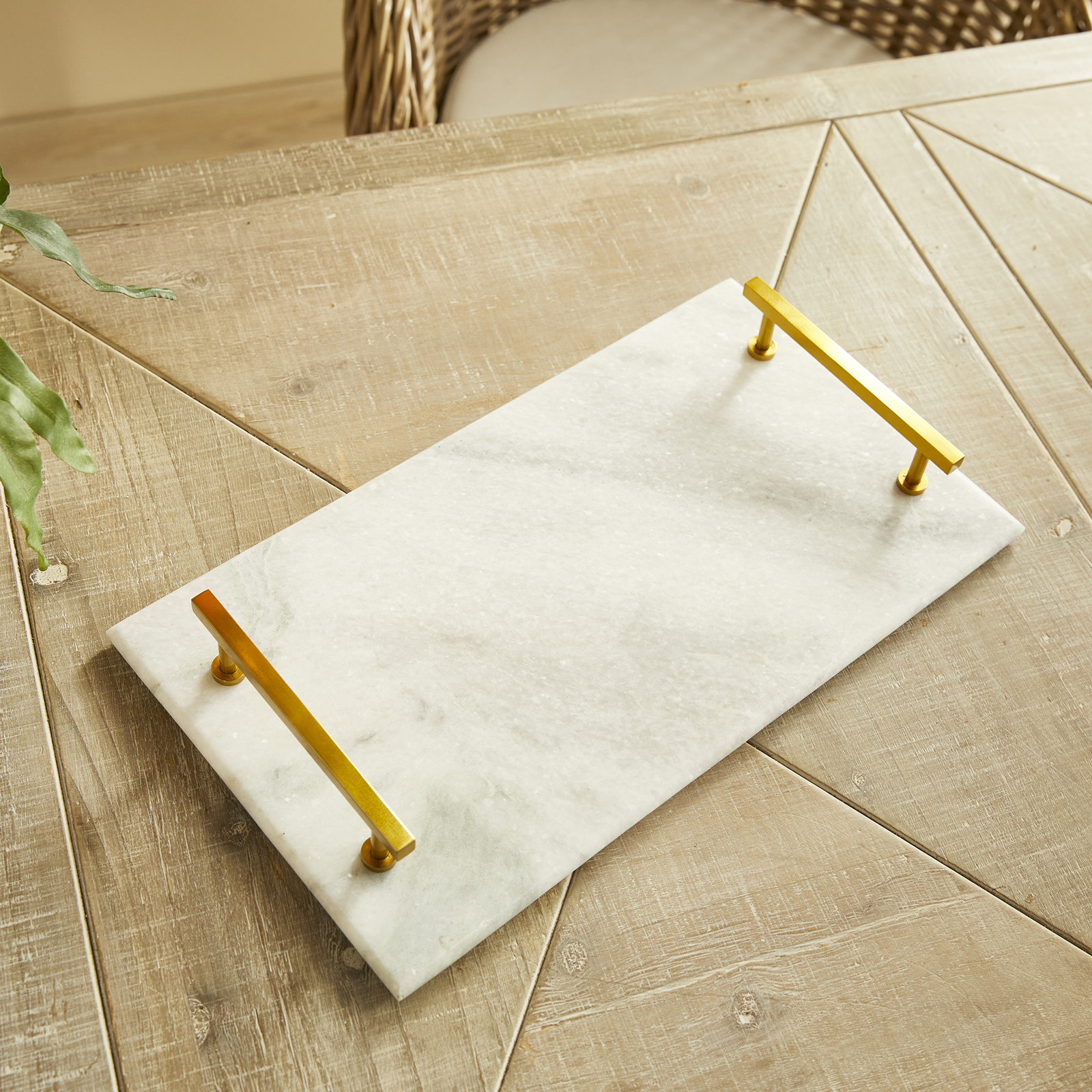Genuine Marble Serving Tray