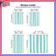 Teal Vertical Stripes Window Curtains Stripes Sheer & Room Darkening - 2 Panels-627542194-627542200