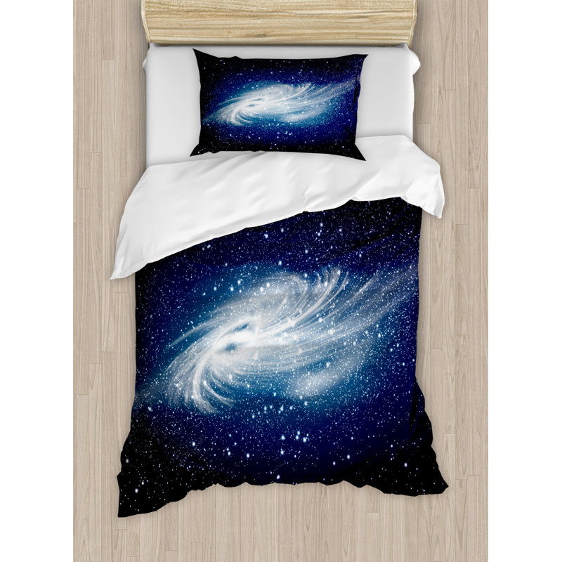Modern & Contemporary Polyester Duvet Cover, Twin Duvet Cover + 1 Sham