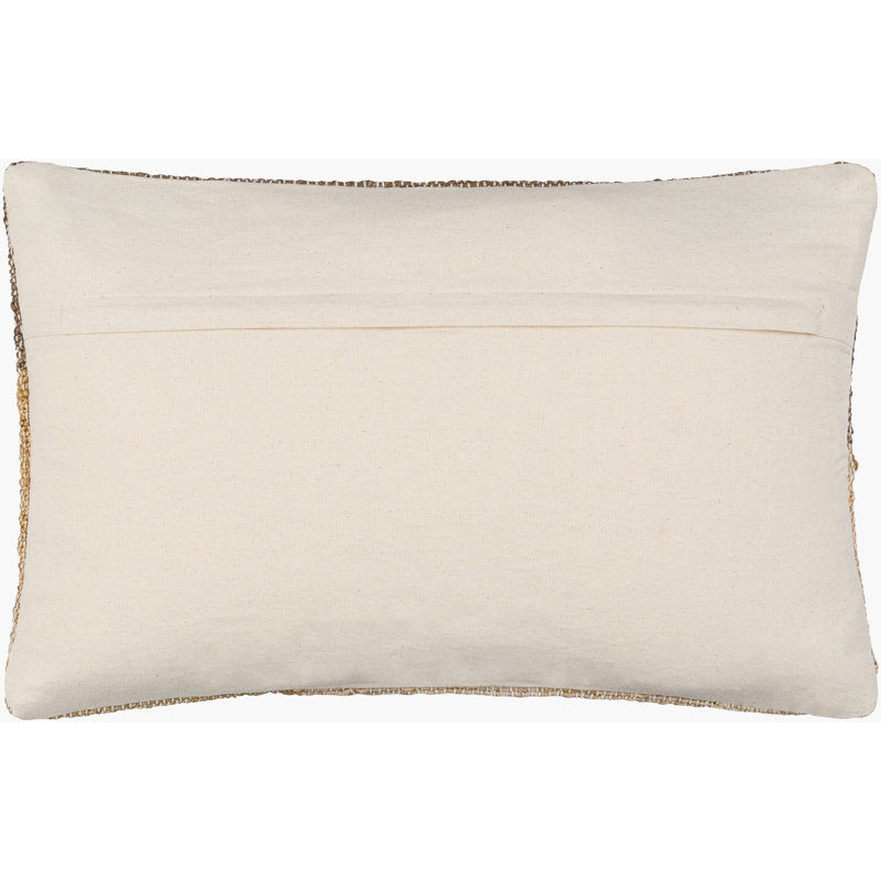 Sookie Accent Lumbar Pillow Cover, Black/Tan/Beige