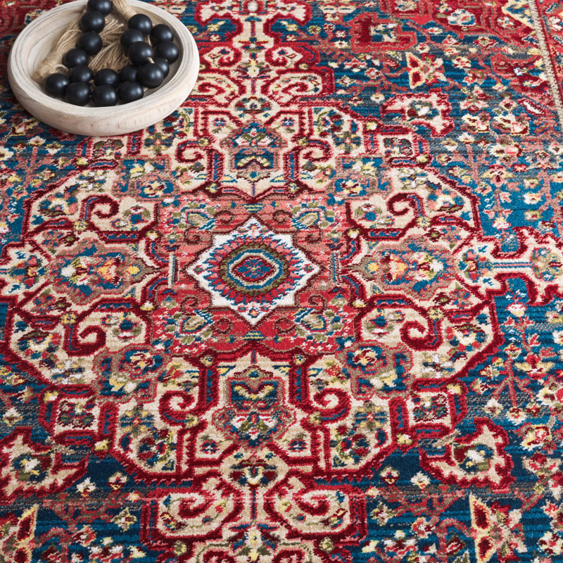 Tapis performance oriental Kurtz, Rectangulaire 8 pi x 10 pi, Ivory/Red