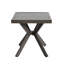Table en aluminium coulé