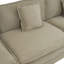 70,8 po Canapé modulaire rembourré en velours côtelé avec deux coussins-904990935