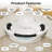 CASAINC 59" Corner Whirlpool Acrylic Bathtub for 2-Person Jetted Spa Tub with 6 Hydro Massage Jets & Chromatherapy LED Lights