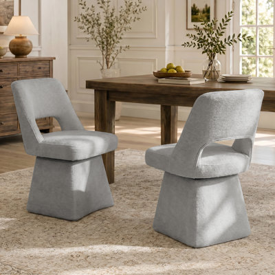 Upholstered Swivel Dining Chair