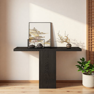 Console de style Wabi-Sabi