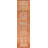 Geometric Oushak Turkish Runner Rug 3x14