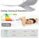 52" 3 -ABS-Blade White Propeller Modern Ceiling Fans with Remote Control