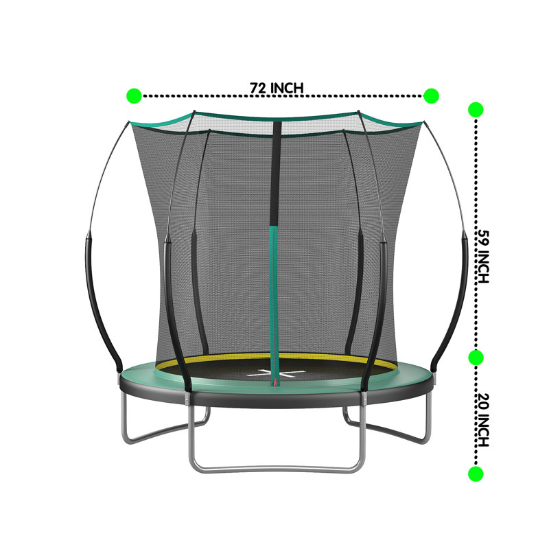 Trampoline Springfree No Gap, Vert