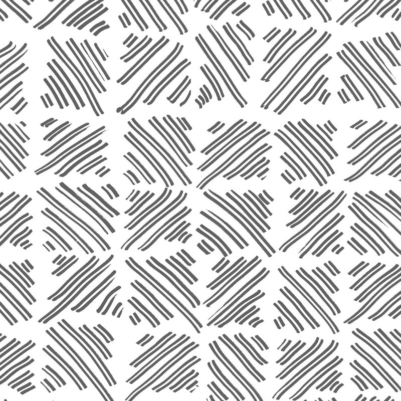 Hatched, Gray on White, Paper