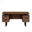 Bureau d'ordinateur à domicile avec tiroirs / dossiers suspendus de format lettre, table d'écriture 59 pouces avec tiroirs