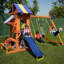 Sportspower Sunnyslope Wooden Swing Set with Lifetime Warranty on 6' Double Wall Slide