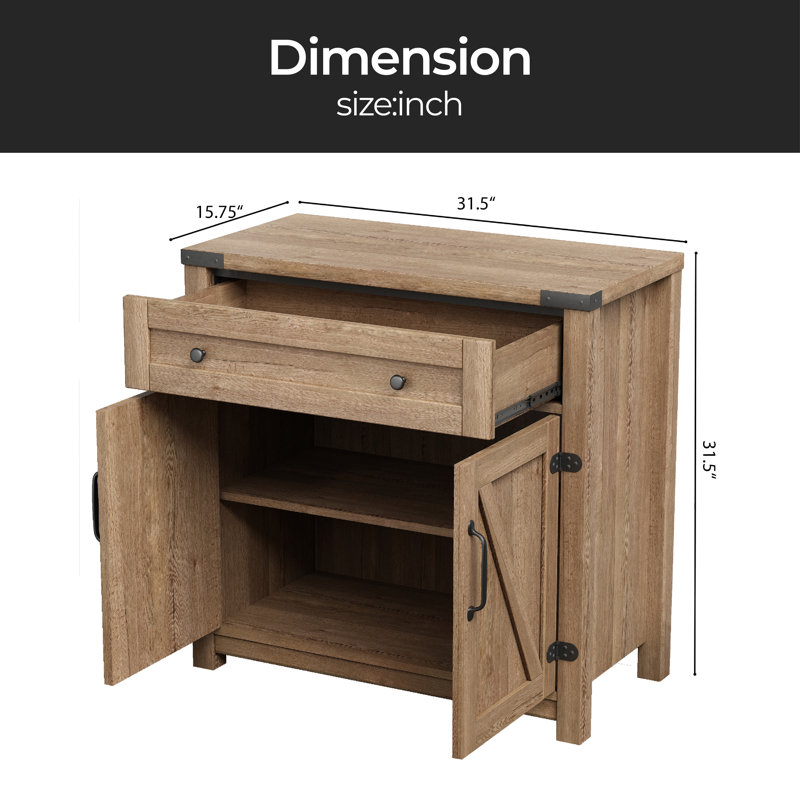Buffet 31,5 po Neomiah, Tabac