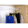 YBM Home Quality Acrylic Clear Hangers with Clips Made of Clear Acrylic for a Luxurious Look