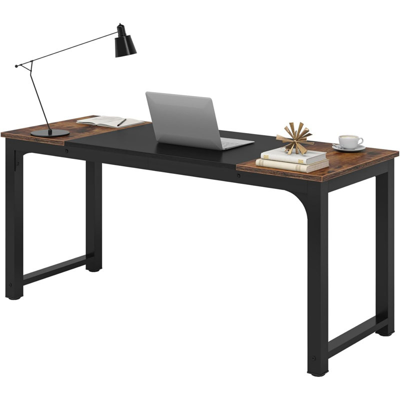 Bureau de direction 70,8 ", Brun / Noir