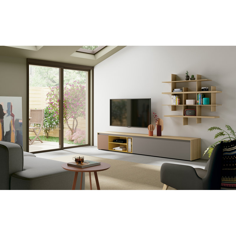 Lameshia 4 Piece Square Melamine Floating Shelf