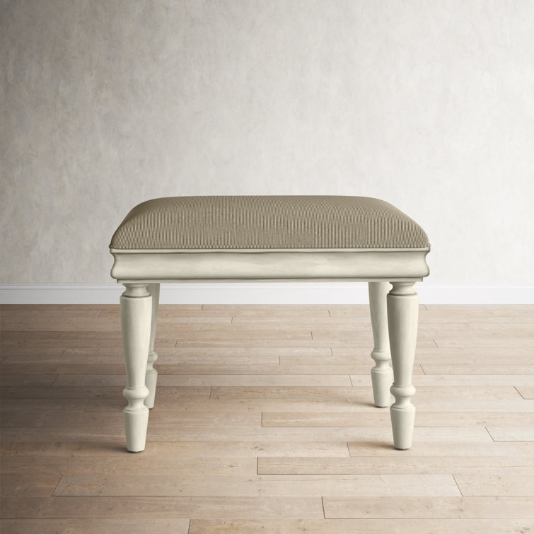 Lenny Solid Wood Accent Stool