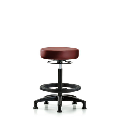 Holdina Adjustable Height Ergonomic Lab Stool with Footrest
