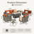 Bobia Wicker 7 - Person Modular Patio Conversation Set with Cushions-703973337