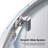 OVE Decors Breeze Premium 33 in. Round Shower Kit w/ Frosted, Base in Chrome Finish