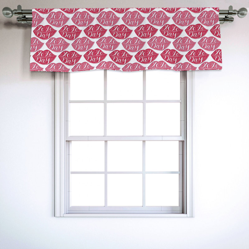 Sateen Ruffled Window Valance