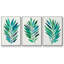 Ensemble de 3 pièces encadrées sur toile Palm Frond Flow I-97709063-97709065