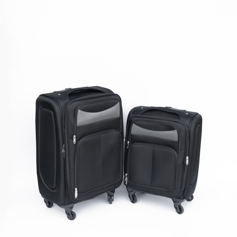 (20+24) Two-Piece Suitcase Suitcase Set Oxford Trolley Case Without Password Lock Universal Wheel