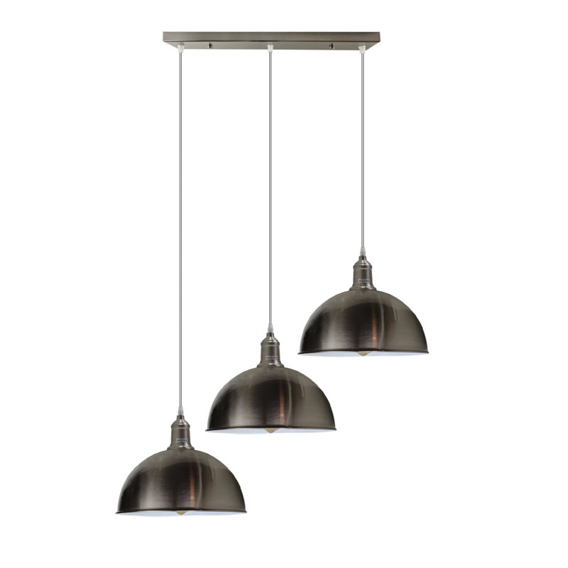 Gambill 3 - Light Black Kitchen Island Pendant