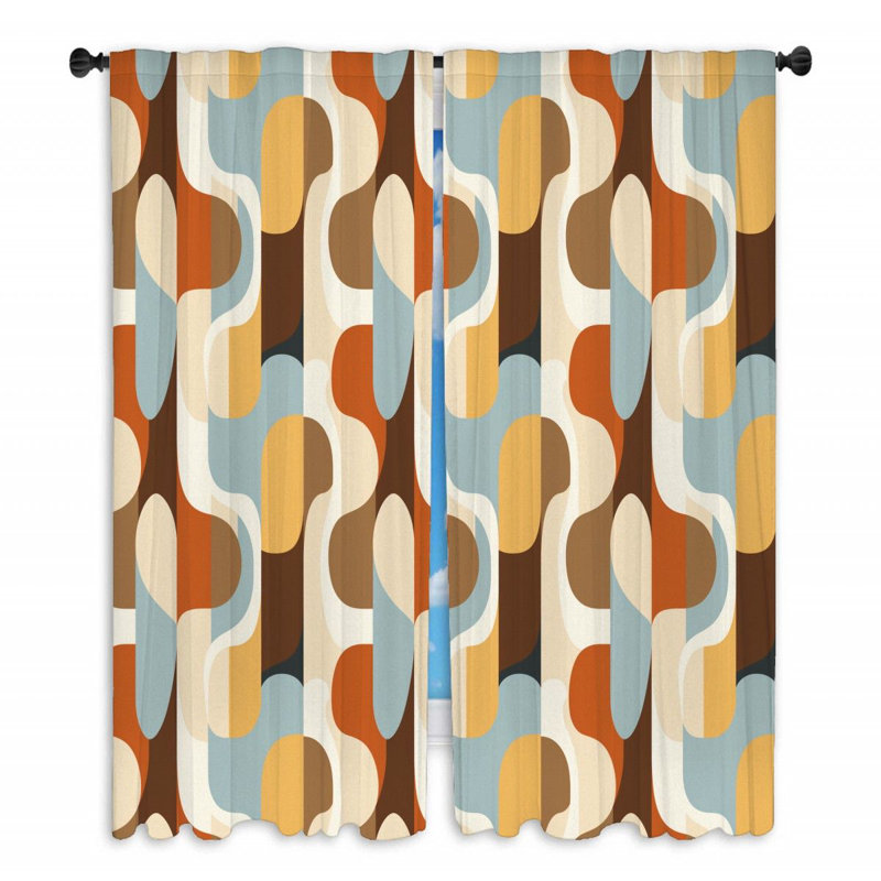 Paire de rideaux obscurcissant en polyester Jibriel, L 20 po x L 84 po