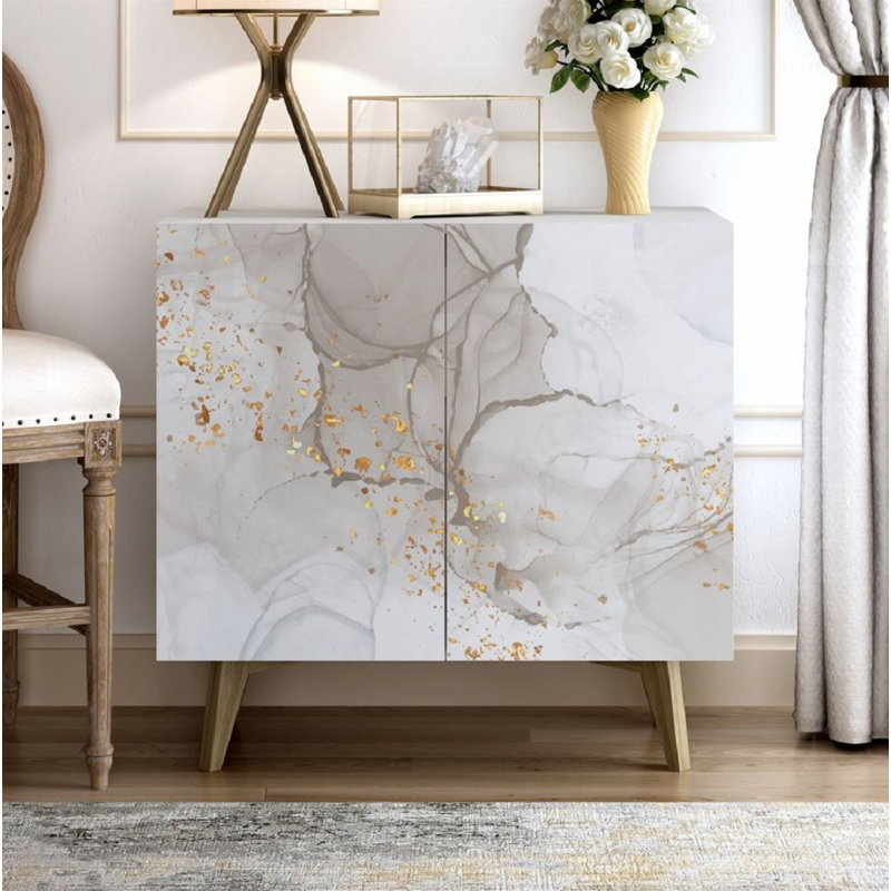 Bostyn Art 2 Door Accent Cabinet, Wassily