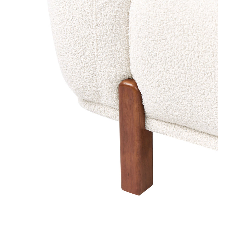 Armchair Boucle, White
