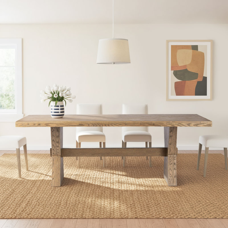 Jarrett Dining Table 84"-Drifted Oak Solid