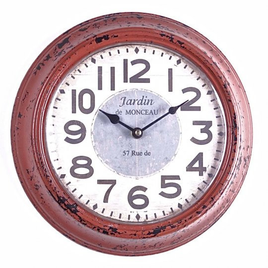 Horloge murale 12 po Kundani Jardin De Monceau