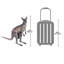 Statue kangaroo australienne outback