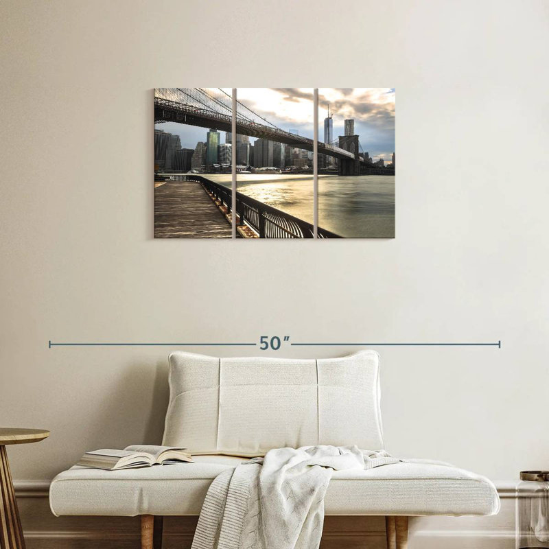 Senne NY Brooklyn Bridge, 20" H x 33" W