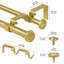 Tringle à rideaux double 5/8 po avec embouts Adette-1748440449-1756801322