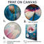 Décoration murale fleurs bleues et bleues vibrantes II - Bleuet-1838863167-1838863160