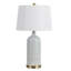 Lampe de table 27 po bleu / or Varna