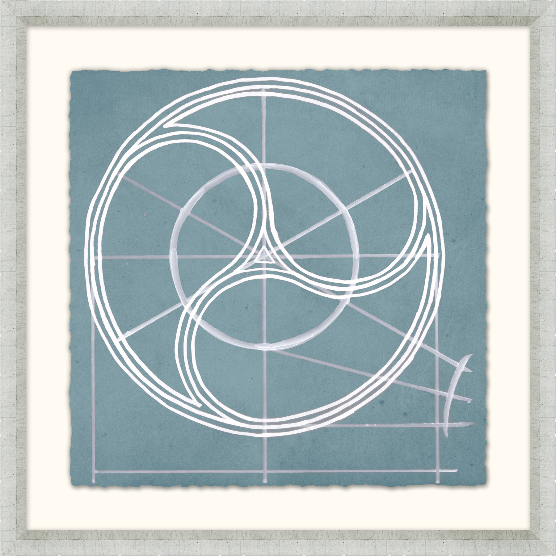 Wendover Art Group Geometry Pattern 2 - Picture Frame Painting on Paper ...