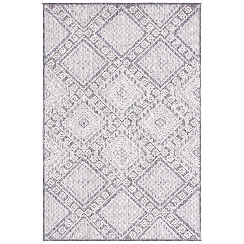 Serpa 800 Performance Geometric Indoor/Outdoor Area Rug, Rectangle 5'3" x 7'7"