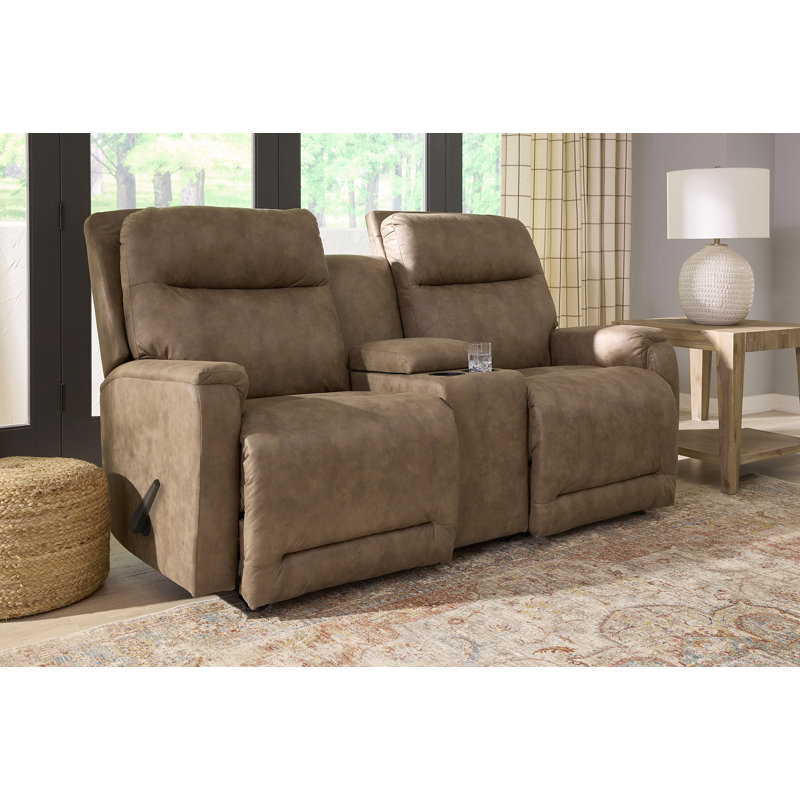 Reclining Space Saver Loveseat - Manual, Havanna
